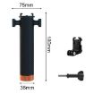 Buoyant Anti-Sink Dive Handle with Dual Cold Shoe Mounts - Orange - 7