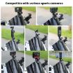 Sunnylife ZJ846 Sports Camera Mount - Motorcycle Windshield Clip, Black - 2