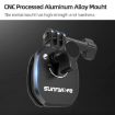 Sunnylife ZJ846 Sports Camera Mount - Motorcycle Windshield Clip, Black - 6