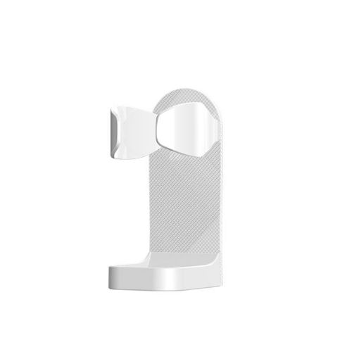 Adhesive Hook Rack for Razors & Beauty Tools, 3pcs Pack, White - 1