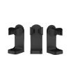 Adhesive Hook Rack for Razors & Beauty Tools, 3pcs Pack, White - 4