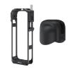 Insta360 X5 Metal Cage: Wind Noise Reduction & Shockproof Mount (Black) - 1