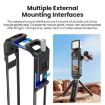 Insta360 X5 Metal Cage: Wind Noise Reduction & Shockproof Mount (Black) - 7