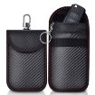 RFID Blocking Car Key Holder - Anti-Skimming Carbon Fiber Case, Small - 2