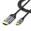 QGeeM USB-C to HDMI Cable 4K 30Hz, 1.8m for Screen Mirroring - 1