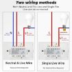 Graffiti Smart WIFI Fire Switch 1-Gang Gold - Model 120 US Gauge - 9