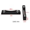 Adjustable 3D Printer Filament Holder - Universal FDM Spool Rack (Black) - 5