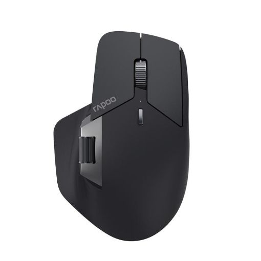 Rapoo MT760mini Black Wireless Triple Mode Ergonomic Mouse for Office - 1