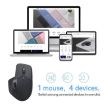 Rapoo MT760mini Black Wireless Triple Mode Ergonomic Mouse for Office - 5