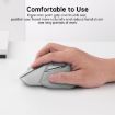Rapoo MT760mini Black Wireless Triple Mode Ergonomic Mouse for Office - 8