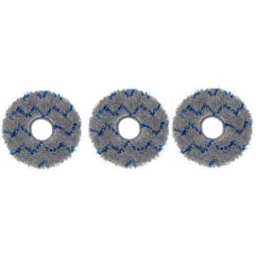 ECOVACS Deebot T30 Pro/MAX Sweeper Accessories - 3 Gray Wave Wipes - 1