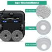ECOVACS Deebot T30 Pro/MAX Sweeper Accessories - 3 Gray Wave Wipes - 3