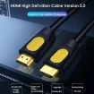 VegGieg HHI HDMI 2.0 Cable 4K 60Hz TV Monitor Projector, 12M Length - 2