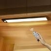 Rechargeable 40cm Motion Sensor Light Bar with Remote - Black Cabinet Lamp - 2