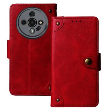Ulefone Armor X31 Pro 5G Case - Red PU Leather Flip Wallet Cover - 1