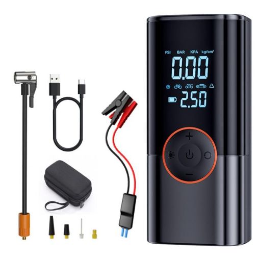 SUITU ST-9650D Car Emergency Power Supply & Inflatable Pump 4x2000mAh - 1