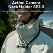 TELESIN SE2.0 Action Camera Neck Holder & Adjustable Chest Strap (Black) - 2