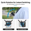 TELESIN SE2.0 Action Camera Neck Holder & Adjustable Chest Strap (Black) - 4