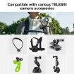 TELESIN Magnetic Phone Stand Adapter for Chest Strap & Backpack Clip - 3