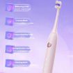 Rechargeable Sonic Electric Toothbrush, Custom Mode, Antibacterial Heads - 7