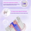 Rechargeable Sonic Electric Toothbrush - Custom Mode, Antibacterial Heads - 6