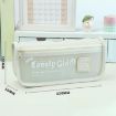 Large Capacity Black Pencil Case with Transparent Front Pocket Organizer - 6