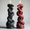 Snake-Shaped Aromatherapy Candle Silicone Mold - Snake Stone Column ZL-982 - 2