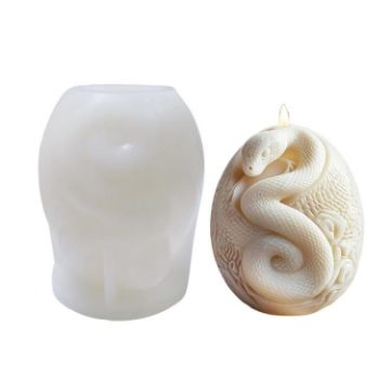 Snake-Shaped Aromatherapy Candle Mold - Snake Reincarnation ZL-984 - 1