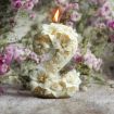 Flower Digital Aromatherapy Candle Silicone Mold, Style 2 ZL-985 - 2