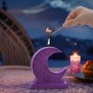 Star Candle Silicone Mold DIY Moon Aromatherapy Plaster Ornament LZ-652 - 5