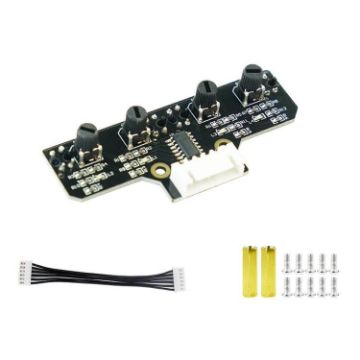 Yahboom 4 Channel Infrared Tracking Sensor Module for Smart Car Robot, 6Pin Cable - 1