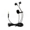 Lapel Microphone & Earphone 3.5mm TRRS Stereo Live Monitoring 1.2m - 1