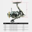 YUMOSHI SJ4000 Saltwater Spinning Reel, Full Metal Spool, 5.2:1 Gear Ratio - 7