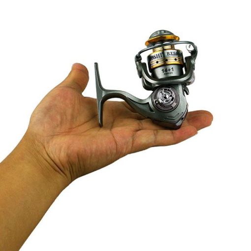 YUMOSHI BZ800 Mini Spinning Reel, 5.2:1 Gear Ratio for Rock/Ice Fishing - 1