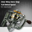 YUMOSHI BZ800 Mini Spinning Reel, 5.2:1 Gear Ratio for Rock/Ice Fishing - 3
