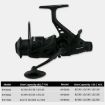 YUMOSHI KP7000 Dual Brake Fishing Reel - Metal Shallow Spool, Zero-Gap - 5