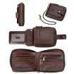 HUMERPAUL BP735 Light Brown Leather Wallet RFID Anti-Theft Men Purse - 4