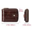 HUMERPAUL BP735 Light Brown Leather Wallet RFID Anti-Theft Men Purse - 6