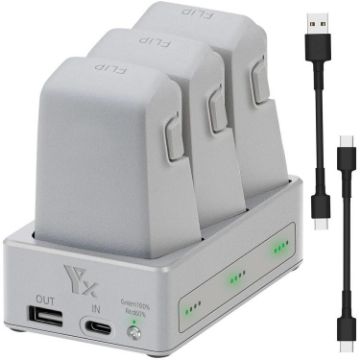 DJI Flip YX 3-Way Charger Bidirectional Battery Management System - 1