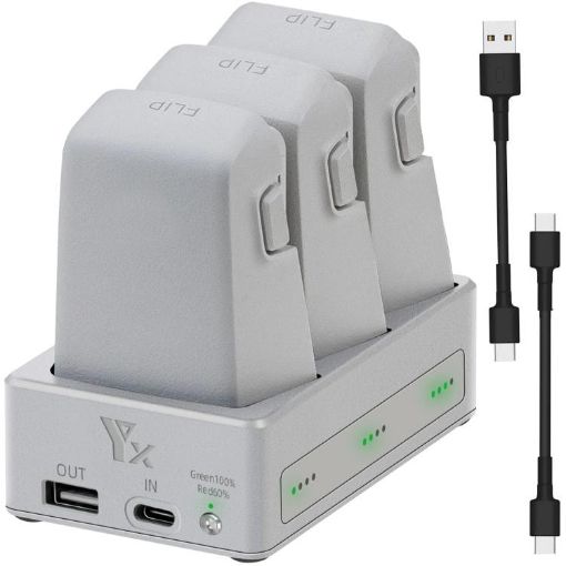 DJI Flip YX 3-Way Charger Bidirectional Battery Management System - 1