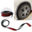 Black Self-Adhesive Car Wheel Arch Trim 3.5cm x 1.5m Anti-Scratch Guard - 2