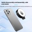 HEPAIL AC74 Magsafe Magnetic Smartphone Selfie Light - White - 3