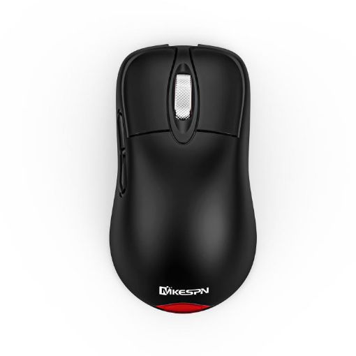 MKESPN Tri-Mode Wireless Gaming Mouse, 24000 DPI, RGB, Rechargeable, Black - 1