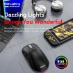 MKESPN Tri-Mode Wireless Gaming Mouse, 24000 DPI, RGB, Rechargeable, Black - 6