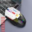 MKESPN Wired + 2.4G Dual Mode Gaming Mouse 10000 DPI RGB Yellow - 5