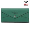 HUMERPAUL BP998 Women's Green Leather Wallet RFID Multi-Card Clutch - 1