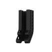 Wall-Mounted Battery Organizer for 10 AA & 10 AAA Batteries - Black - 1