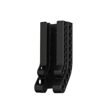Wall-Mounted Battery Organizer for 10 AA & 10 AAA Batteries - Black - 1