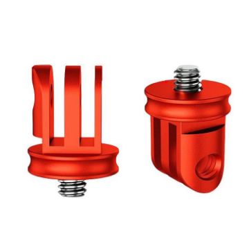 Three-Slot Adapter Camera Cage with 360 Rotating Connector Tripod Adapter - 1