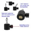 Universal Mini Ball Head Adapter: 1/4" Female to Male Tripod Mount 70 Characters - 5